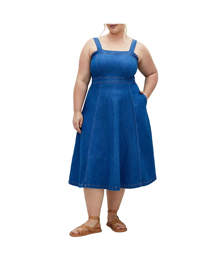 Платье Averie больших размеров CITY CHIC, синий
Платье Averie больших размеров CITY CHIC, синий