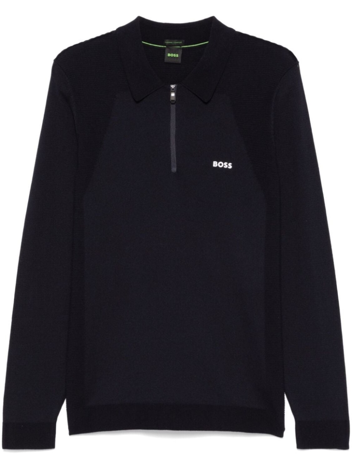 Рубашка-поло BOSS с прорезиненным логотипом, синий
Рубашка-поло BOSS с прорезиненным логотипом, синий