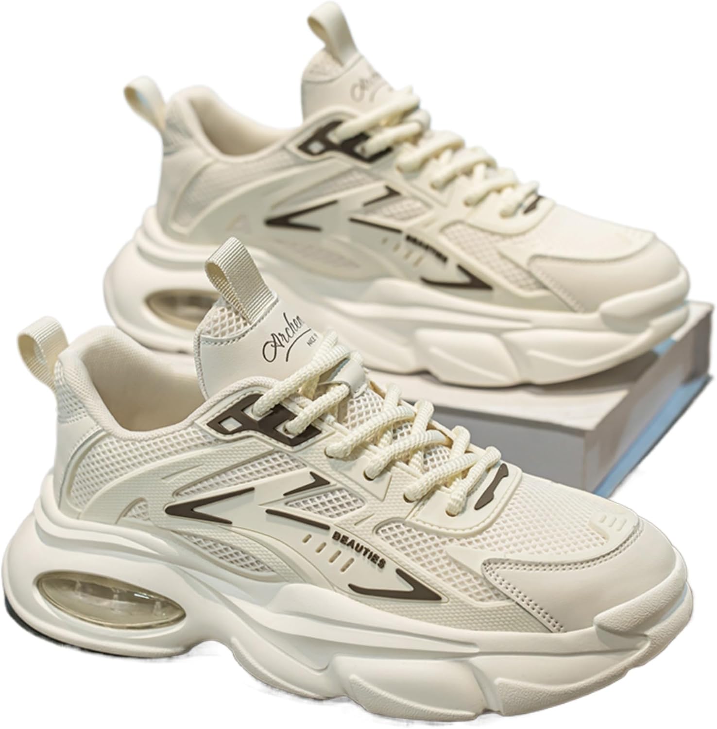 Противоскользящие амортизирующие кроссовки 2025 для мужчин: дышащие кроссовки для баскетбола, тенниса и ходьбы Liahuimio, белый
Противоскользящие амортизирующие кроссовки 2025 для мужчин: дышащие кроссовки для баскетбола, тенниса и ходьбы Liahuimio, белый