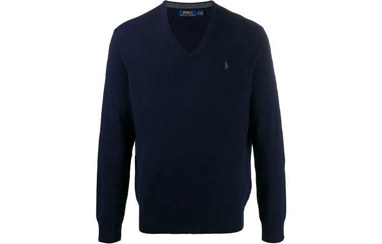 Polo Ralph Lauren V Neck Logo Embroidered Pullover
Polo Ralph Lauren V Neck Logo Embroidered Pullover