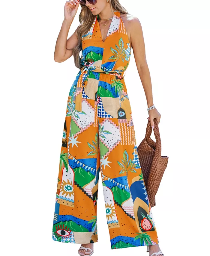 Женский комбинезон с широкими штанинами Tropical Paradise Cupshe, мультиколор
Женский комбинезон с широкими штанинами Tropical Paradise Cupshe, мультиколор