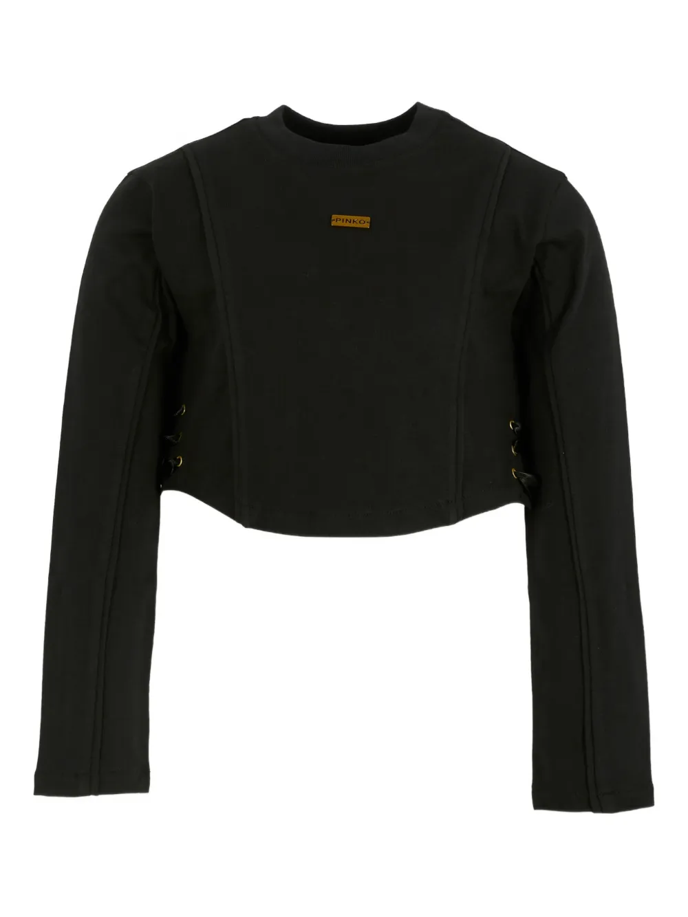 Хлопковая толстовка со шнуровкой Pinko Kids, черный
Хлопковая толстовка со шнуровкой Pinko Kids, черный