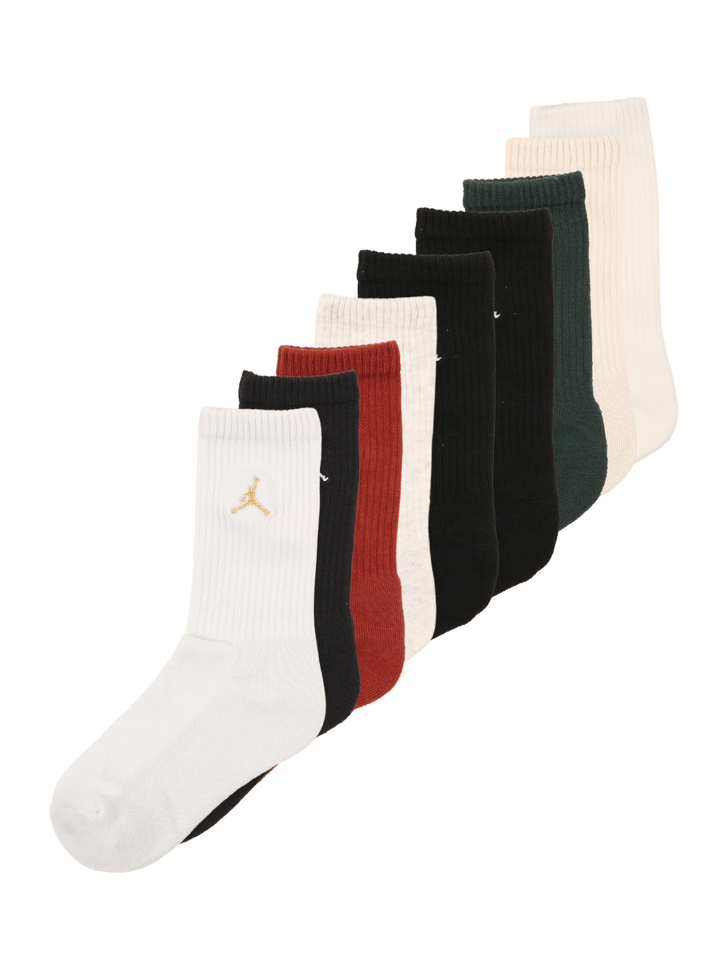 Jordan Носки в цвете экрю, светло-бежевые, светло-зеленые, черные, белые
Jordan Носки в цвете экрю, светло-бежевые, светло-зеленые, черные, белые