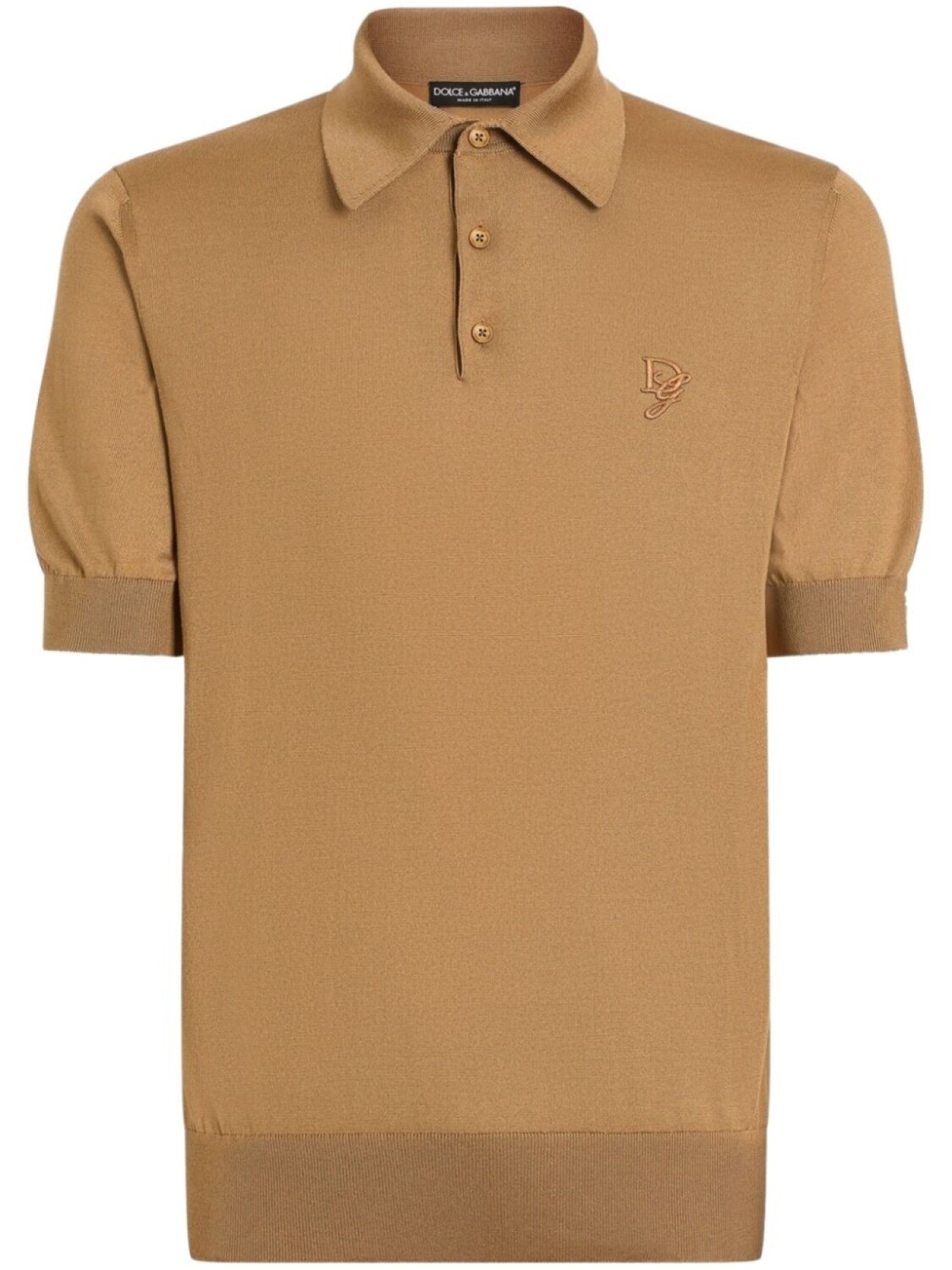 Рубашка поло с вышитым логотипом Dolce & Gabbana, нейтральный
Рубашка поло с вышитым логотипом Dolce & Gabbana, нейтральный