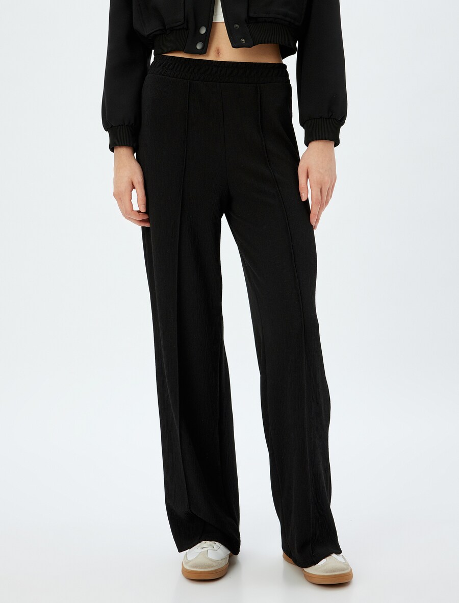 Широкие брюки Koton, черный
Широкие брюки Koton, черный