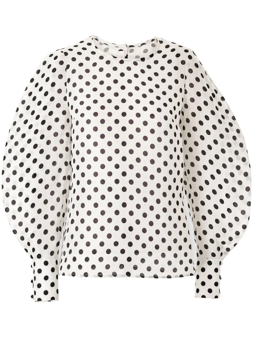 Шелковая блузка в горох Carolina Herrera, белый
Шелковая блузка в горох Carolina Herrera, белый