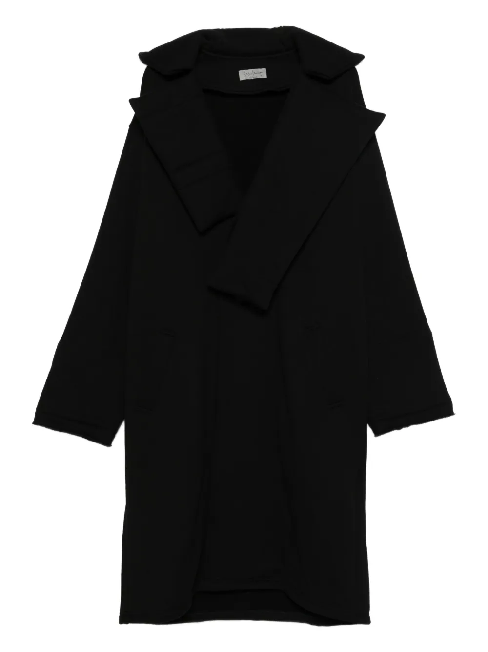 Пальто с широкими лацканами Yohji Yamamoto, черный
Пальто с широкими лацканами Yohji Yamamoto, черный