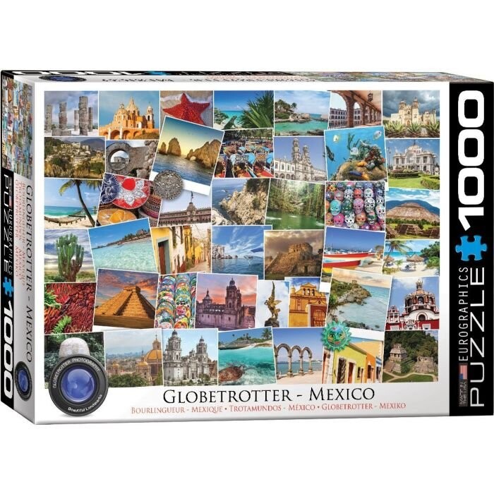 Пазл Eurographics Globetrotter Mexico, 1000 шт.
Пазл Eurographics Globetrotter Mexico, 1000 шт.