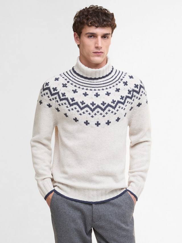 Hewton джемпер с геометрическим узором из шерсти с воротником-гольф Barbour, Whisper White
Hewton джемпер с геометрическим узором из шерсти с воротником-гольф Barbour, Whisper White