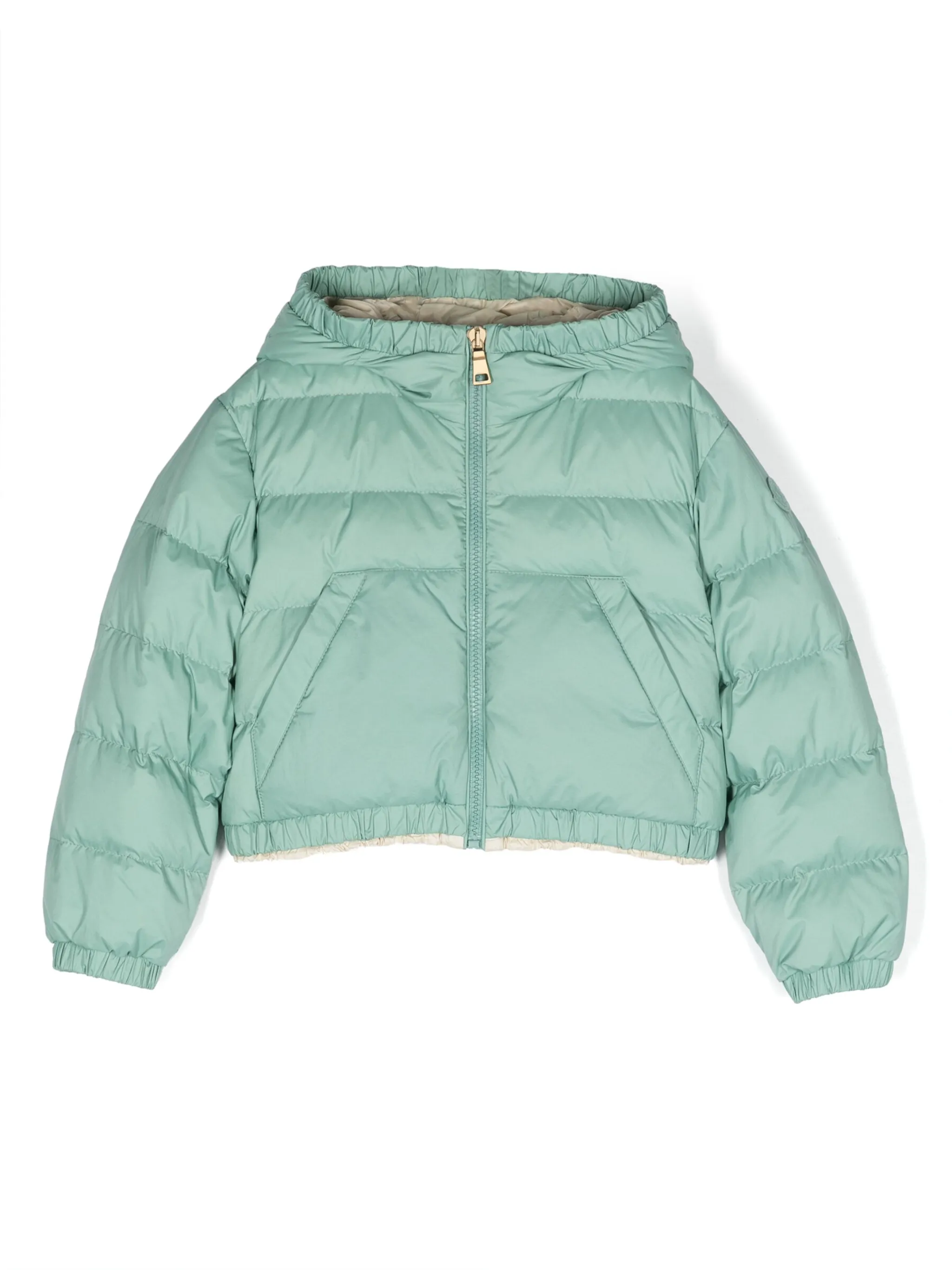 Пуховик с капюшоном Moncler Enfant, зеленый
Пуховик с капюшоном Moncler Enfant, зеленый