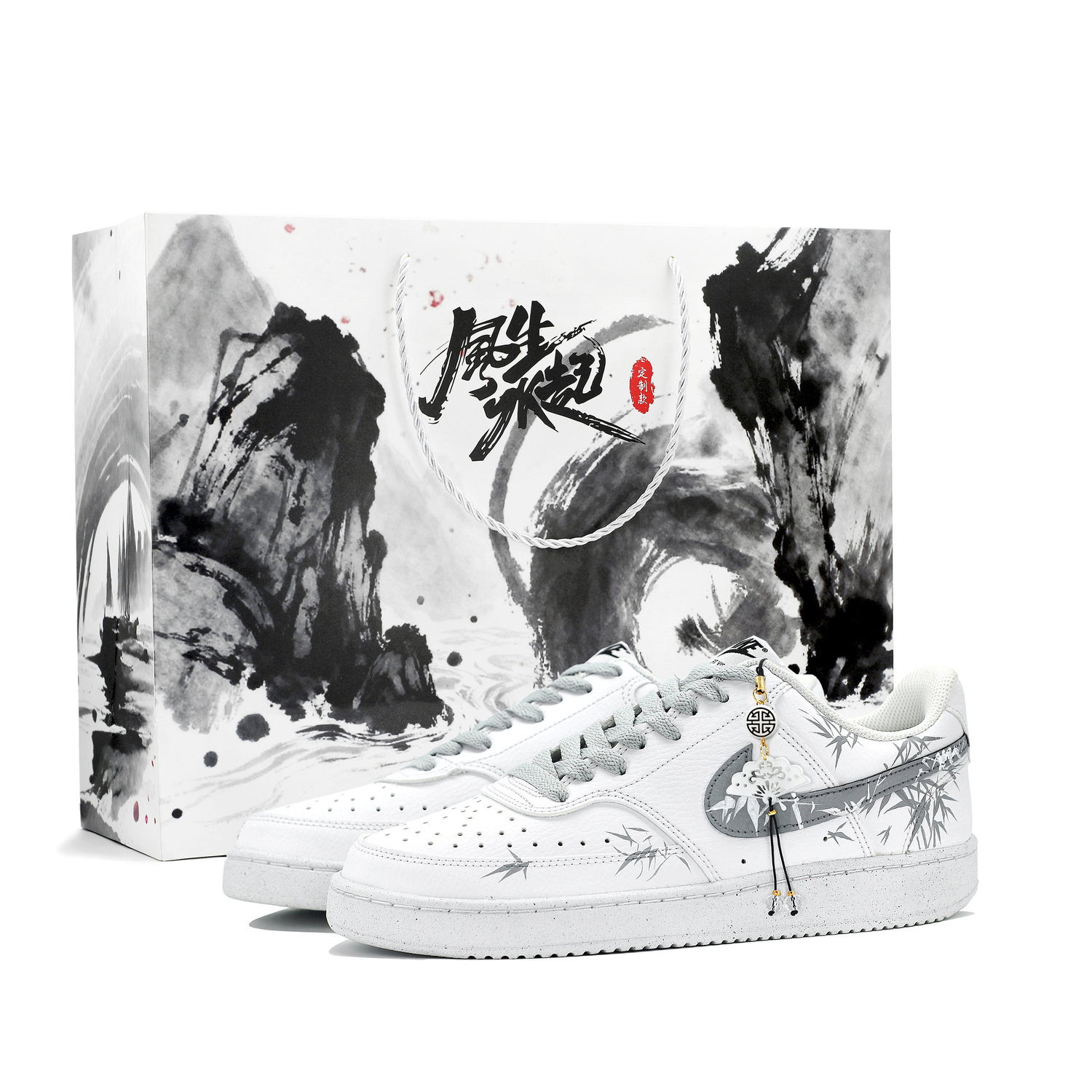 Nike Кроссовки для скейтбординга Court Vision 1 Bamboo Grace с низким верхом, износостойкие, унисекс, серый
Nike Кроссовки для скейтбординга Court Vision 1 Bamboo Grace с низким верхом, износостойкие, унисекс, серый