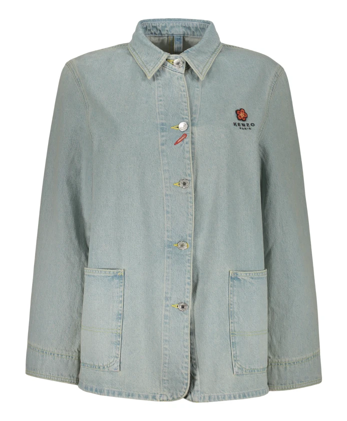 Стильная джинсовая куртка с логотипом. Kenzo, синий
Стильная джинсовая куртка с логотипом. Kenzo, синий