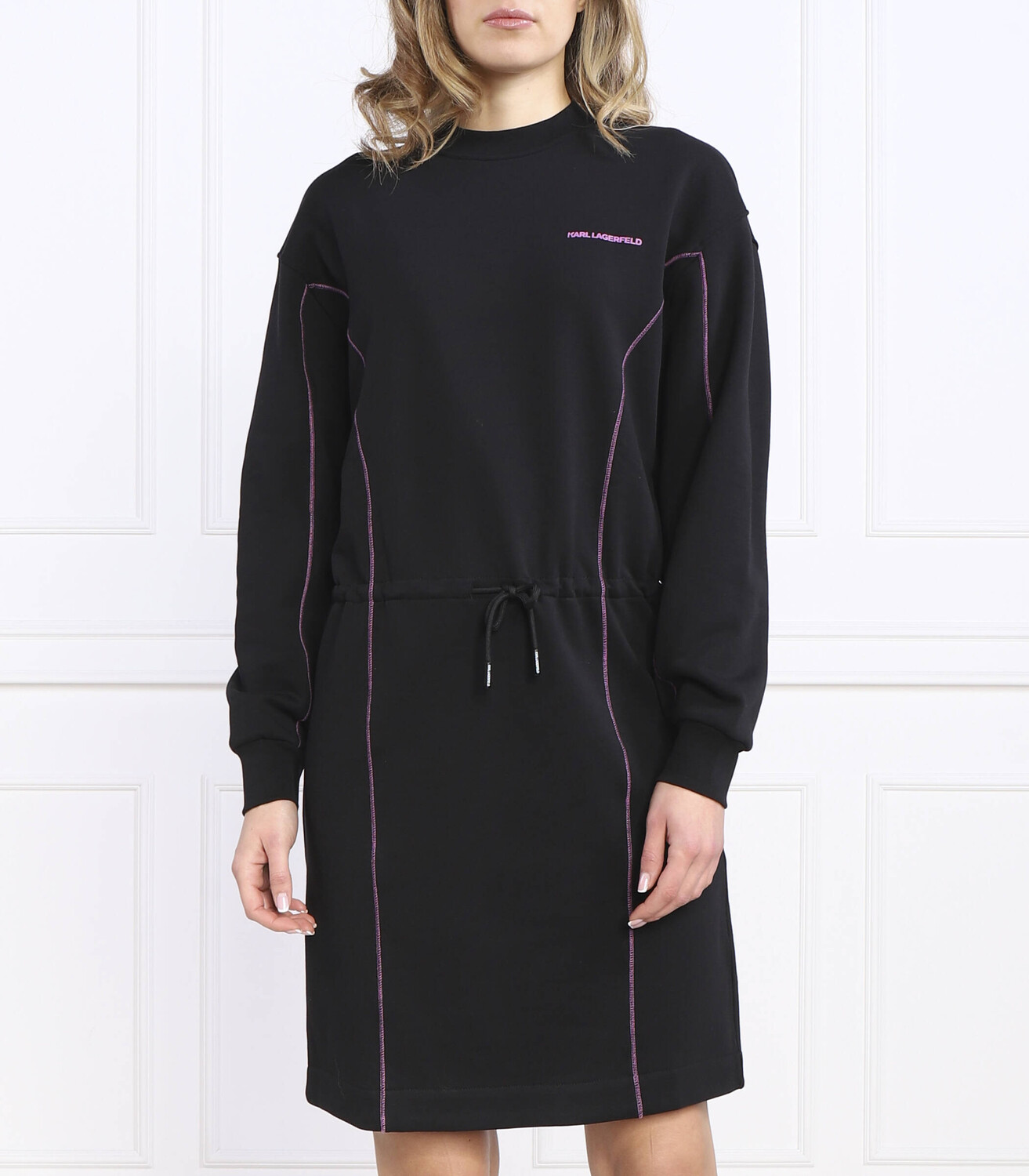 Платье Karl Lagerfeld contrast stitch, черный
Платье Karl Lagerfeld contrast stitch, черный