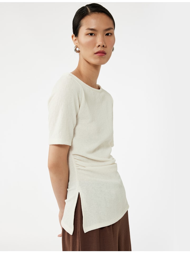 Футболка SS серо-белого цвета KOTON
Футболка SS серо-белого цвета KOTON