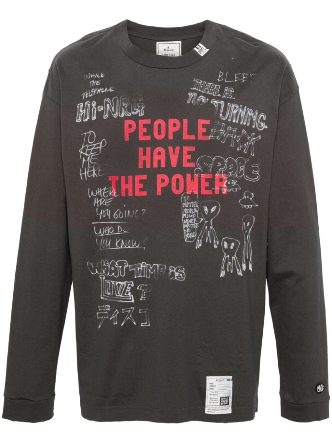 Maison MIHARA YASUHIRO футболка с принтом и эффектом потертости, серый
Maison MIHARA YASUHIRO футболка с принтом и эффектом потертости, серый