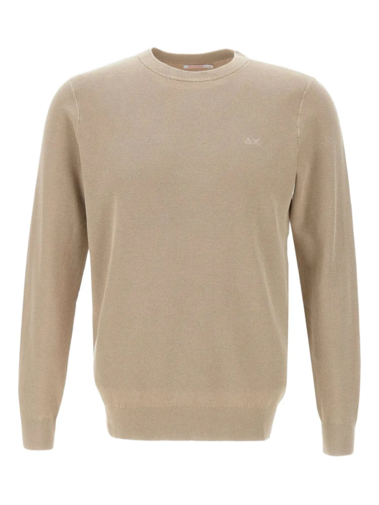 Джемпер с круглым вырезом в рубчик Sun68, нейтральный
Джемпер с круглым вырезом в рубчик Sun68, нейтральный