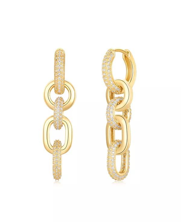 Серьги-Подвески Suzy Levian из стерлингового серебра с кубическим цирконием Suzy Levian New York, gold
Серьги-Подвески Suzy Levian из стерлингового серебра с кубическим цирконием Suzy Levian New York, gold