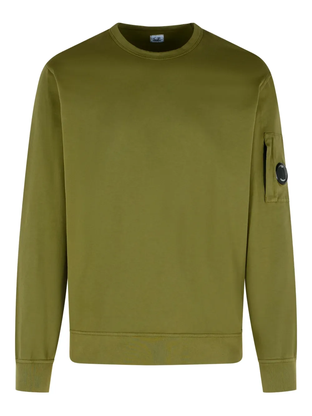Толстовка с круглым вырезом и линзами C.P. Company, зеленый
Толстовка с круглым вырезом и линзами C.P. Company, зеленый