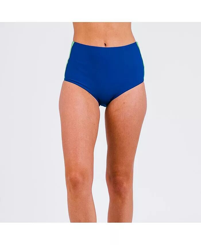 Женский низ бикини с завышенной талией и цветными блоками Calypsa, синий
Женский низ бикини с завышенной талией и цветными блоками Calypsa, синий