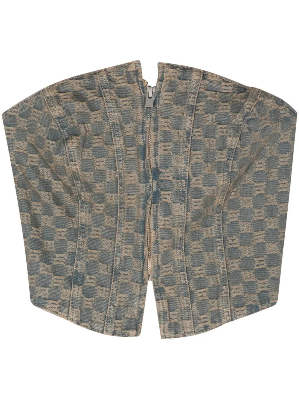 Джинсовый топ-корсет с монограммой MISBHV, синий
Джинсовый топ-корсет с монограммой MISBHV, синий