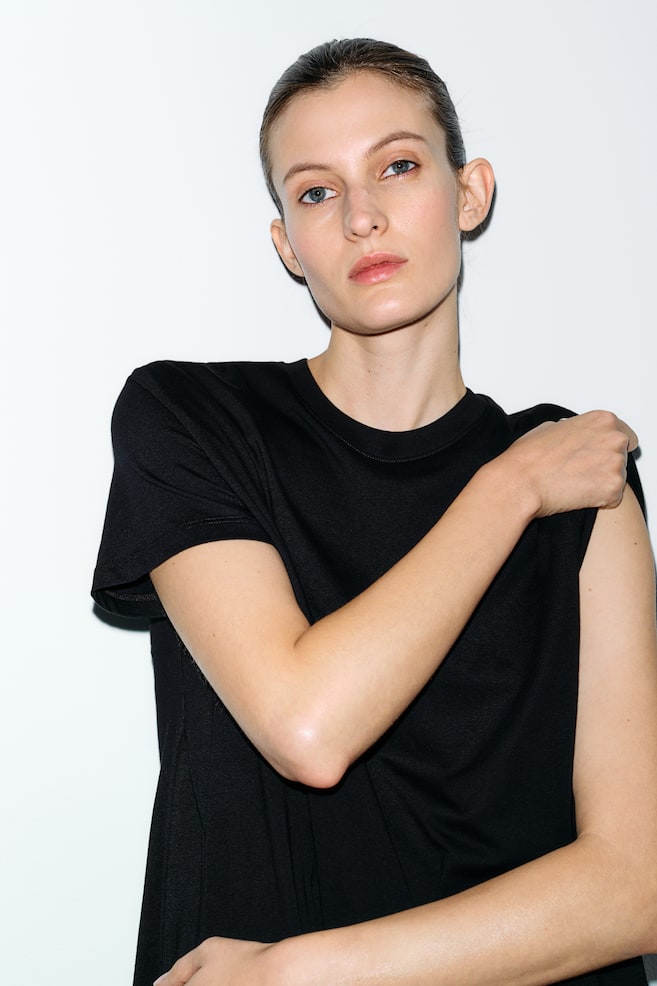 Футболка для кормящих мам из хлопка H&M, черный
Футболка для кормящих мам из хлопка H&M, черный