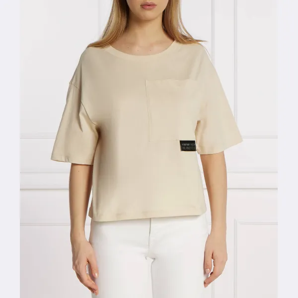 Футболка свободного кроя Armani Exchange, бежевый
Футболка свободного кроя Armani Exchange, бежевый