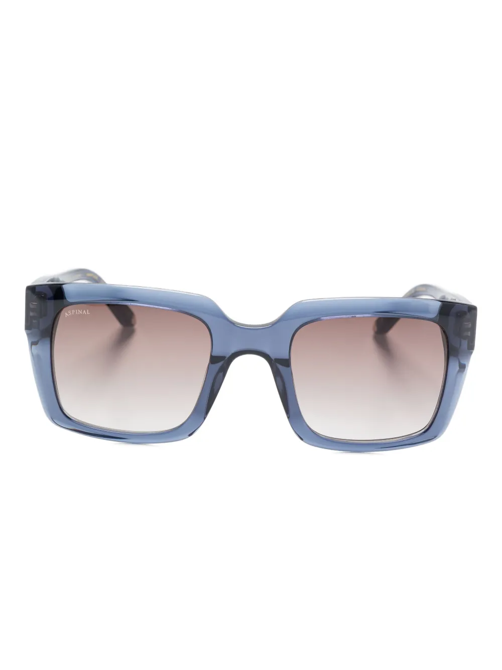 Солнцезащитные очки в квадратной оправе Aspinal Of London, синий 
Солнцезащитные очки в квадратной оправе Aspinal Of London, синий