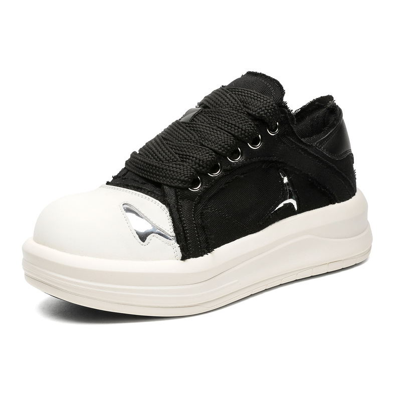 WEISHIBANGWEI Мужские лоу-топ скейтборд кроссовки черные, цвет Black
WEISHIBANGWEI Мужские лоу-топ скейтборд кроссовки черные, цвет Black