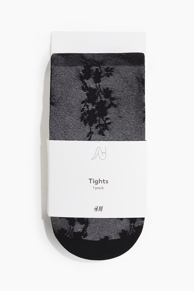 Колготки с рисунком H&M, черный
Колготки с рисунком H&M, черный