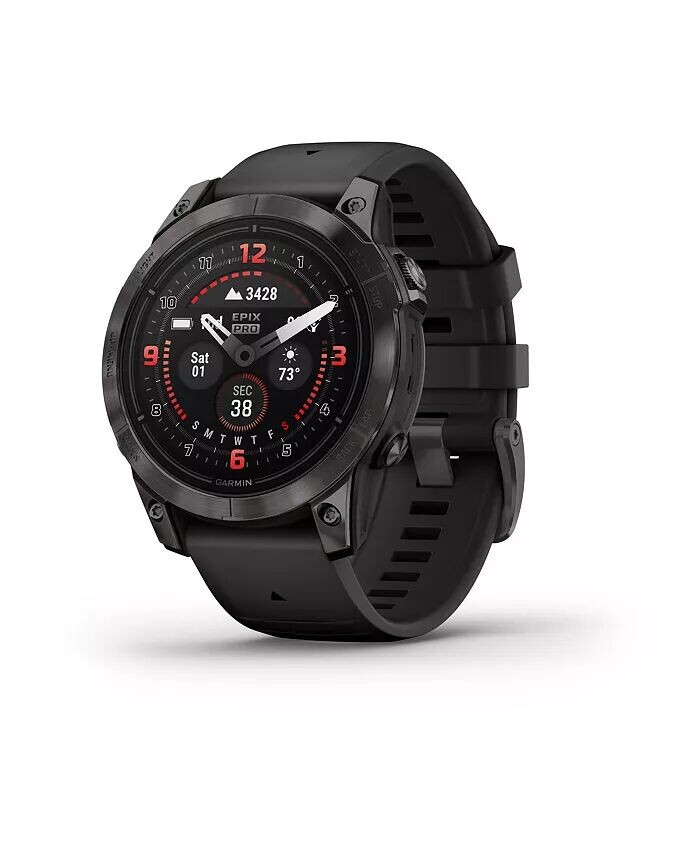 Gen 2 Sapphire Edition Carbon Grey DLC Титановый унисекс Starwatcher с черным силиконовым ремешком Garmin, черный
Gen 2 Sapphire Edition Carbon Grey DLC Титановый унисекс Starwatcher с черным силиконовым ремешком Garmin, черный
