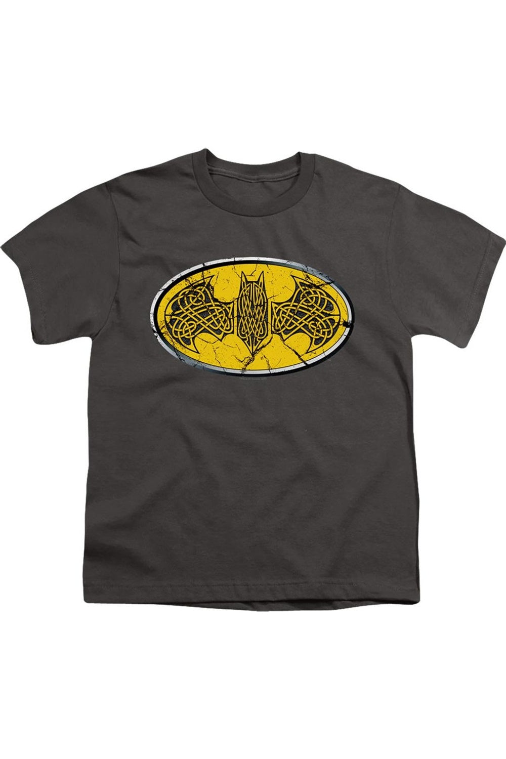 Футболка с коротким рукавом для детей "Щит Бэтмена в кельтском стиле" Gildan, Charcoal 
Футболка с коротким рукавом для детей "Щит Бэтмена в кельтском стиле" Gildan, Charcoal