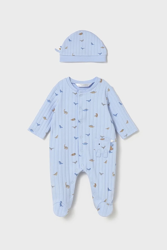Детский комбинезон и шапочка Mayoral Newborn, синий
Детский комбинезон и шапочка Mayoral Newborn, синий