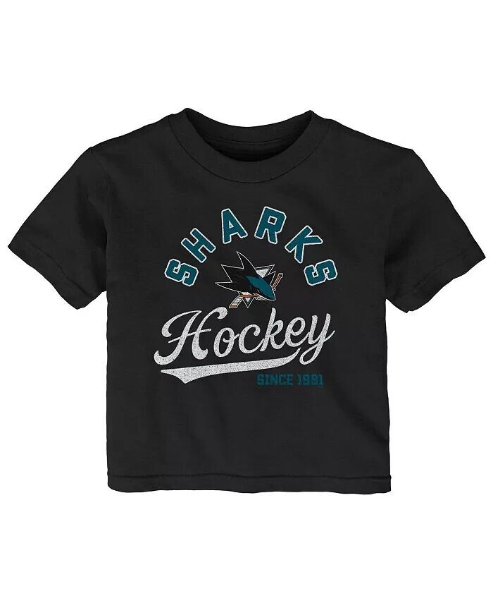Черная футболка San Jose Sharks Take The Lead для мальчиков и девочек для младенцев Outerstuff, черный
Черная футболка San Jose Sharks Take The Lead для мальчиков и девочек для младенцев Outerstuff, черный