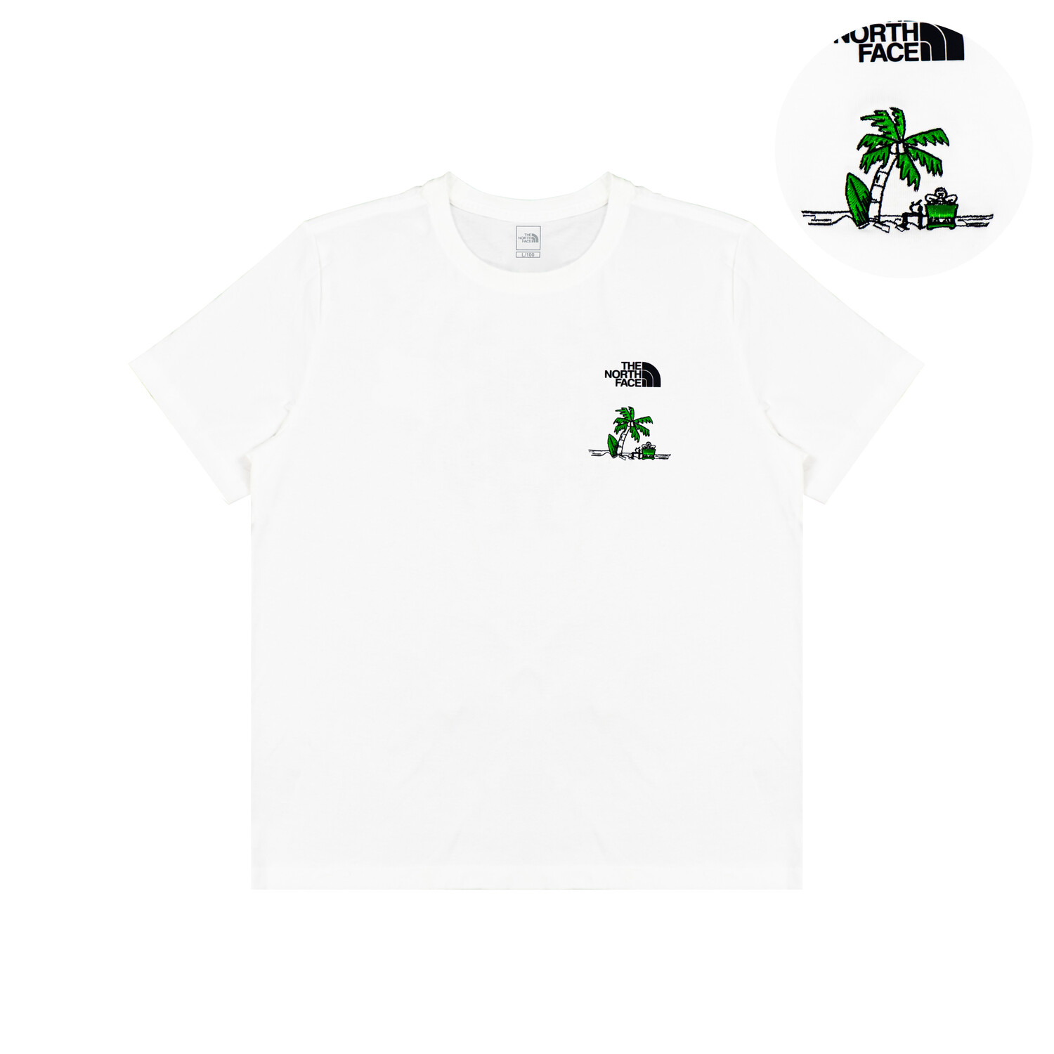Футболка унисекс белая The North Face, белый 
Футболка унисекс белая The North Face, белый
