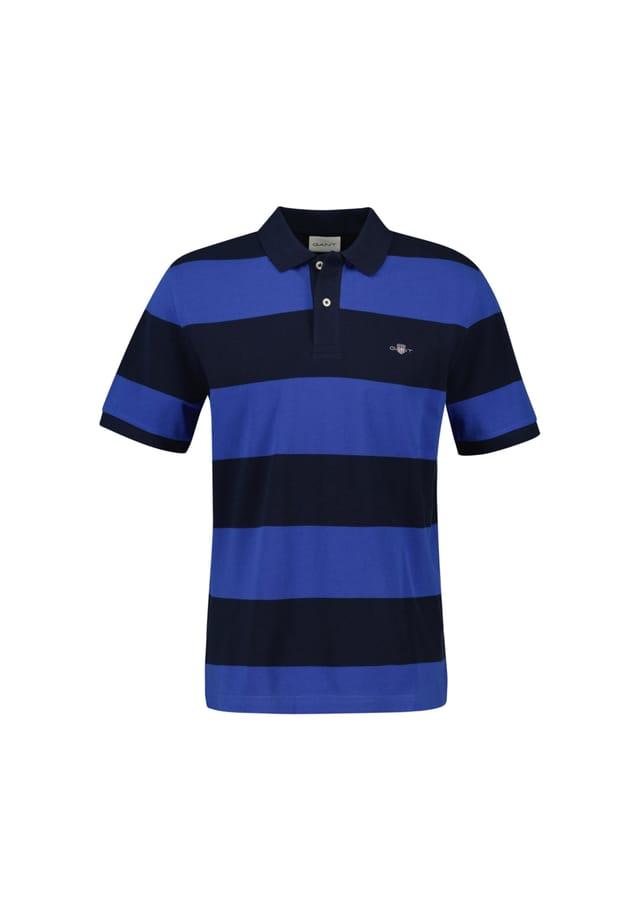 Рубашка поло - поло в полоску с коротким рукавом планка на пуговицах логотип в полоску Gant, синий
Рубашка поло - поло в полоску с коротким рукавом планка на пуговицах логотип в полоску Gant, синий