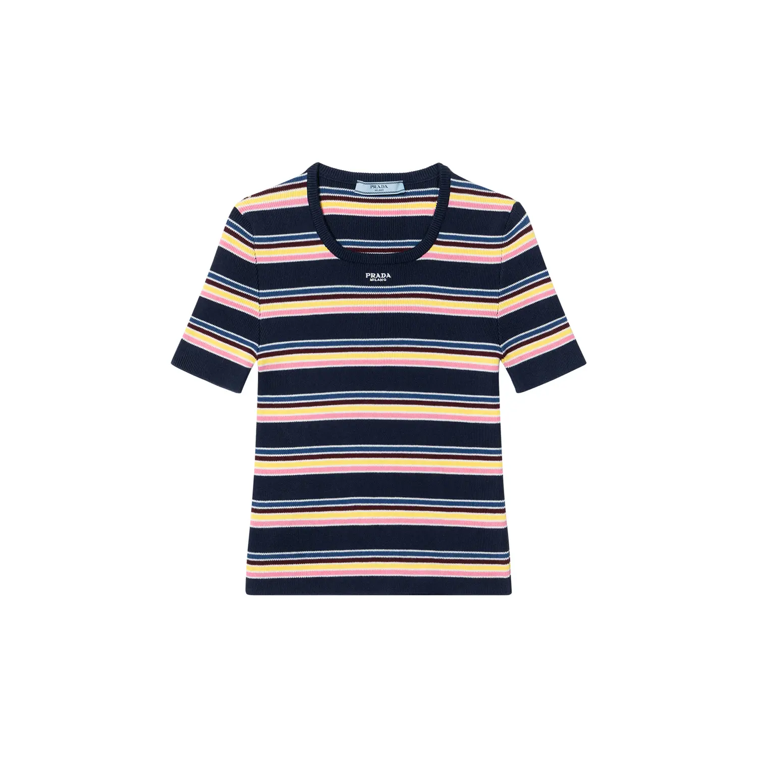 Полосатый ребристый свитер PRADA, синий
Полосатый ребристый свитер PRADA, синий