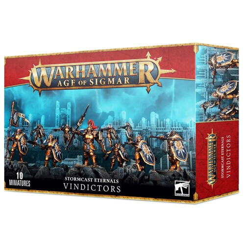 Миниатюра Games Workshop Warhammer Age of Sigmar: Stormcast Eternals - Vindictors
Миниатюра Games Workshop Warhammer Age of Sigmar: Stormcast Eternals - Vindictors