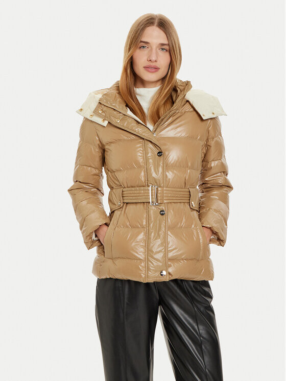 Пуховик стандартного кроя Liu Jo, бежевый 
Пуховик стандартного кроя Liu Jo, бежевый