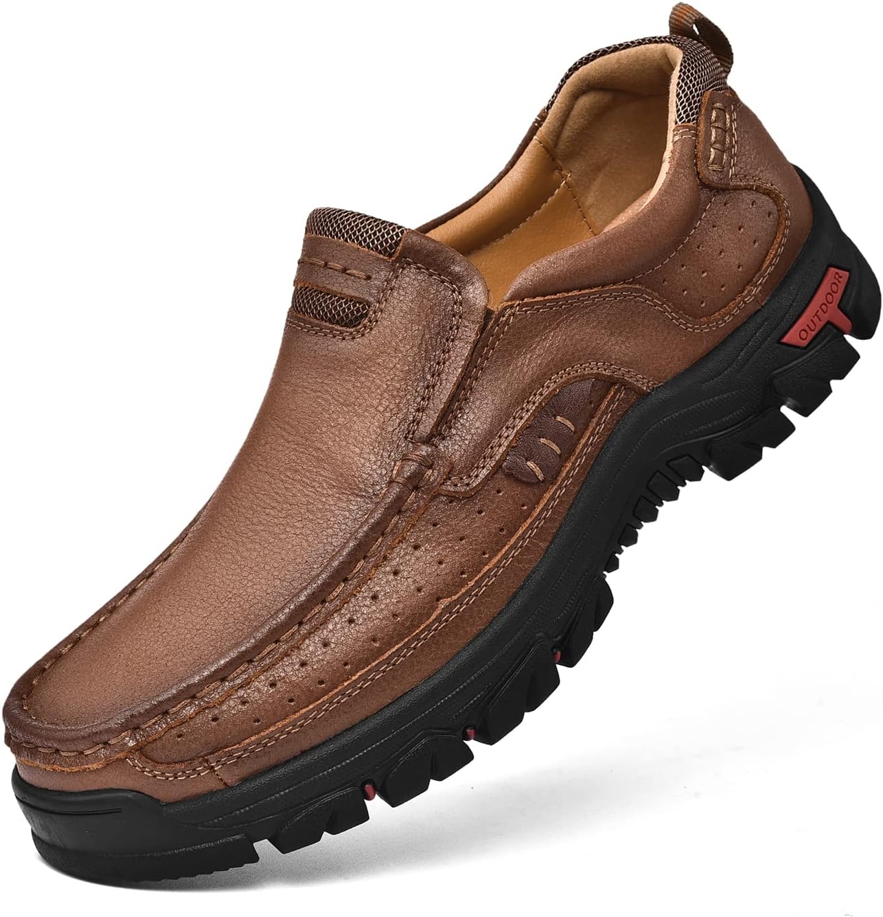 Мужские кожаные мокасины слипоны классические повседневные туфли для ходьбы Mecolop, коричневый
Мужские кожаные мокасины слипоны классические повседневные туфли для ходьбы Mecolop, коричневый