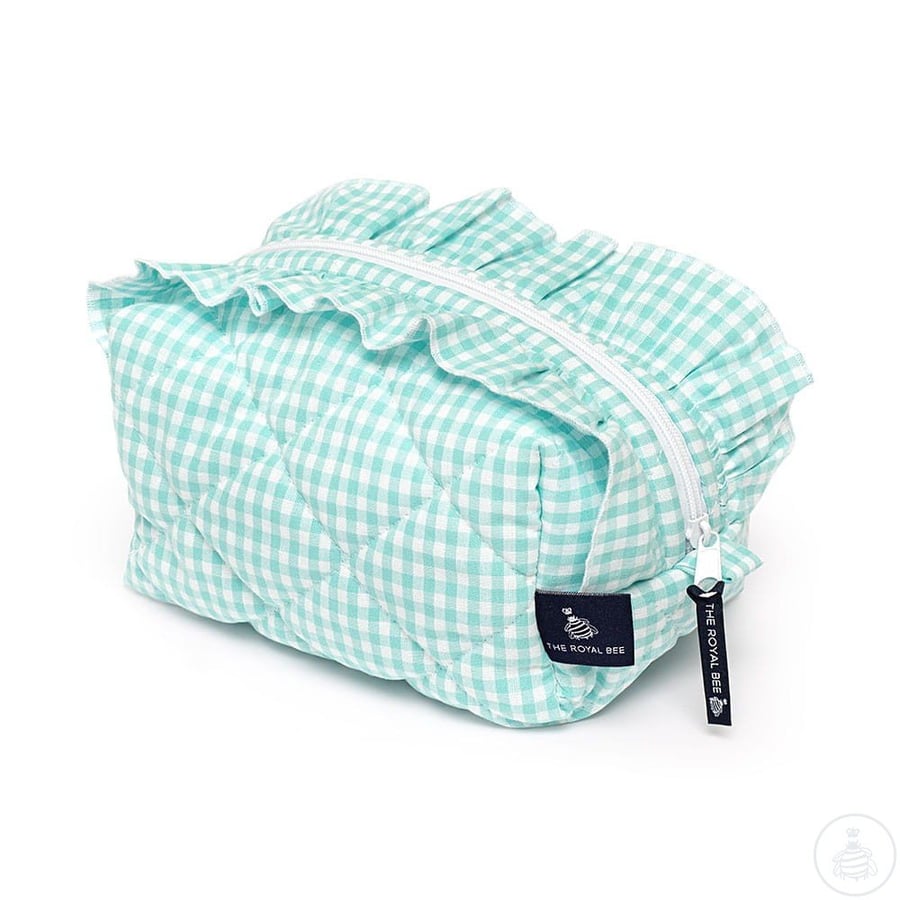Косметичка LILI с оборками The Royal Bee - Бирюзовый 
Косметичка LILI с оборками The Royal Bee - Бирюзовый
