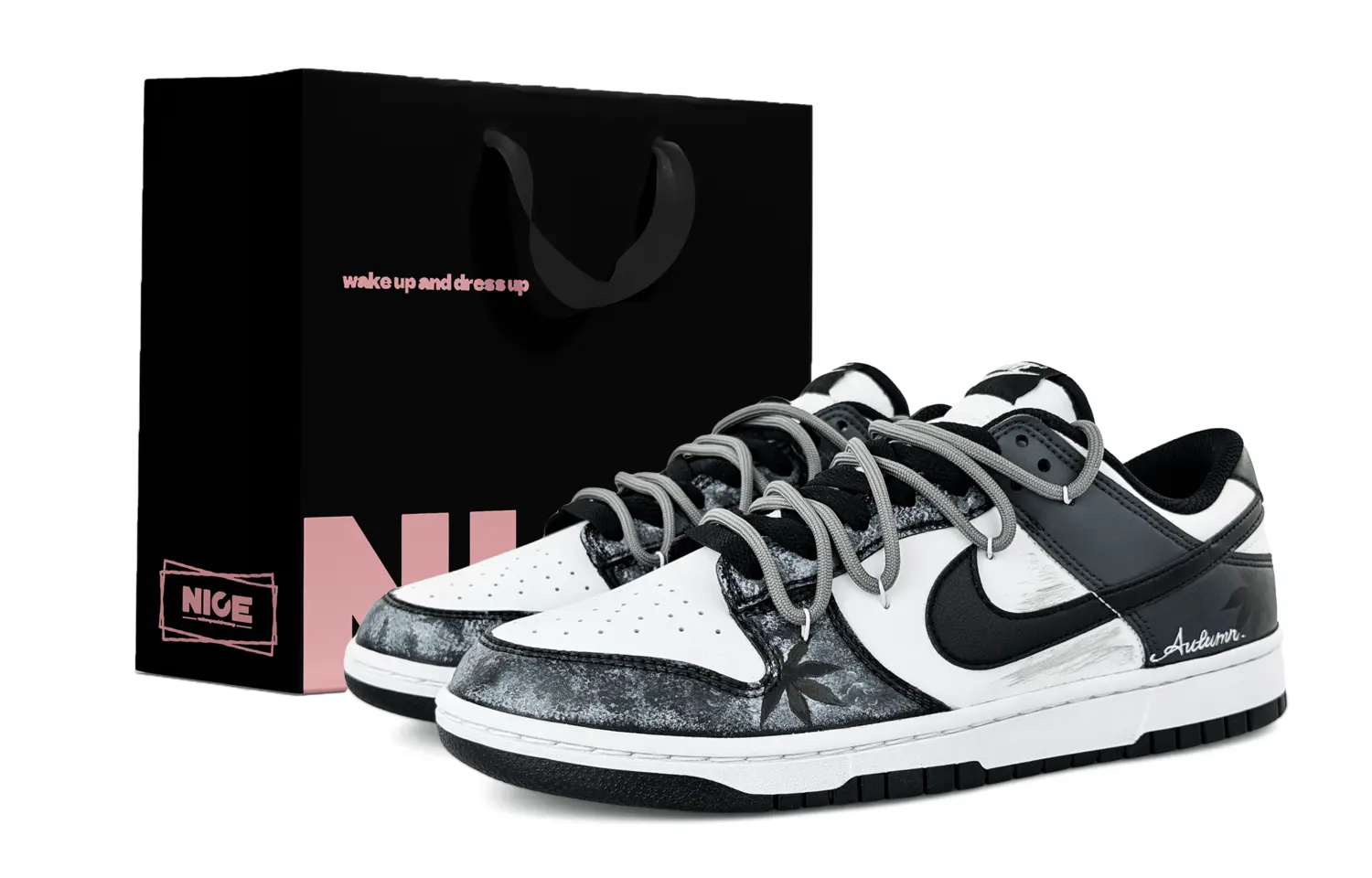 Nike Легкие низкие скейтбордистские кроссовки Dunk, унисекс, черный с белыми
Nike Легкие низкие скейтбордистские кроссовки Dunk, унисекс, черный с белыми