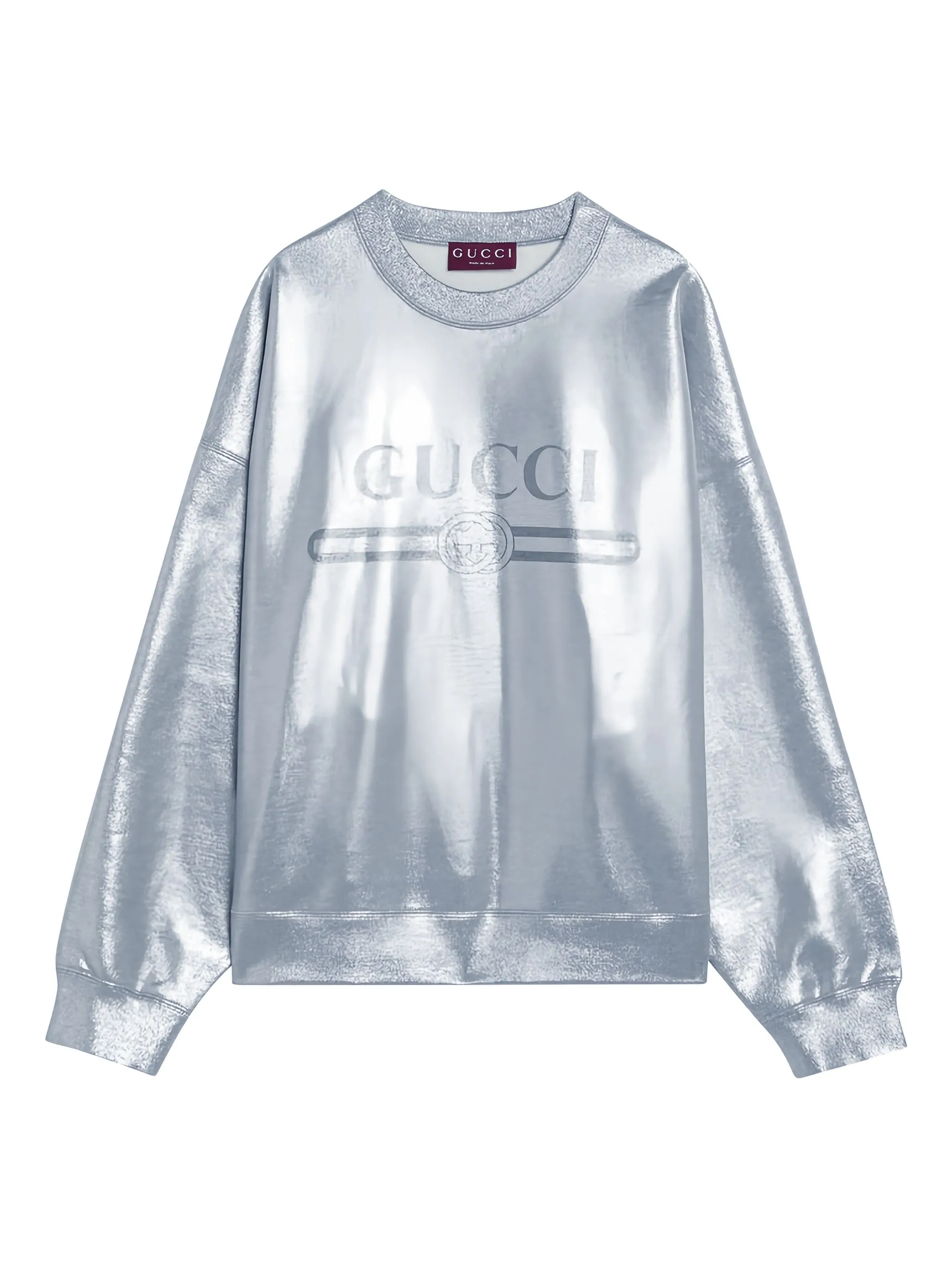 Толстовка с логотипом Gucci, серебристый
Толстовка с логотипом Gucci, серебристый