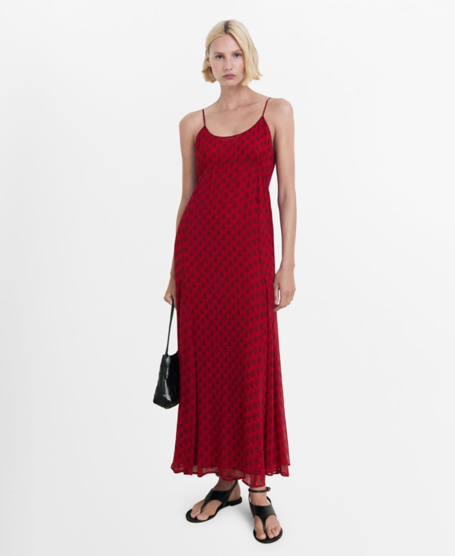 Женское шифоновое платье с цветочным принтом MANGO, Red
Женское шифоновое платье с цветочным принтом MANGO, Red