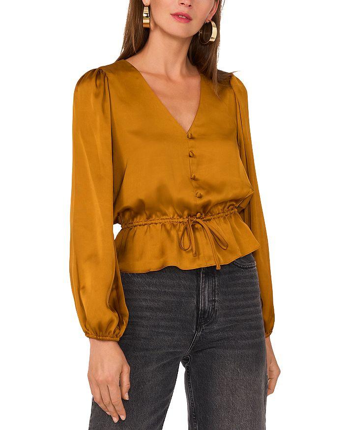 Топ с V-образным вырезом и баской 1.STATE, коричневый/бежевый
Топ с V-образным вырезом и баской 1.STATE, коричневый/бежевый