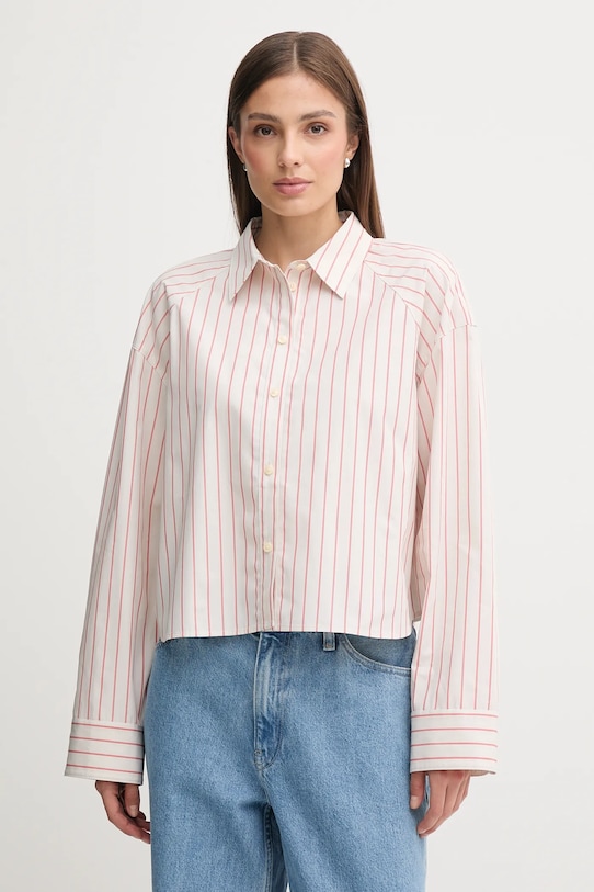 Хлопковая рубашка Calvin Klein Jeans, бежевый
Хлопковая рубашка Calvin Klein Jeans, бежевый