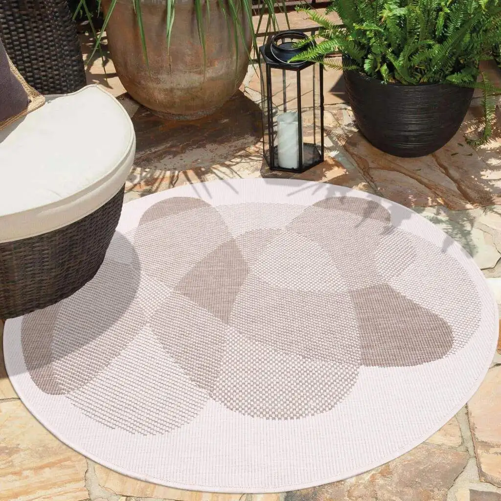 Ковер Carpet City для улицы "DUO RUG 5835", круглый, двусторонний ковер, устойчивый к атмосферным воздействиям внутри и снаружи, на балконе, террасе, в гостиной Ø 120 см, цвет Creme
Ковер Carpet City для улицы "DUO RUG 5835", круглый, двусторонний ковер, устойчивый к атмосферным воздействиям внутри и снаружи, на балконе, террасе, в гостиной Ø 120 см, цвет Creme