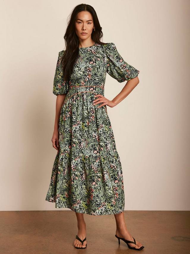 Миди-платье с цветочным пышным рукавом Mint Velvet, зеленый/разноцветный
Миди-платье с цветочным пышным рукавом Mint Velvet, зеленый/разноцветный