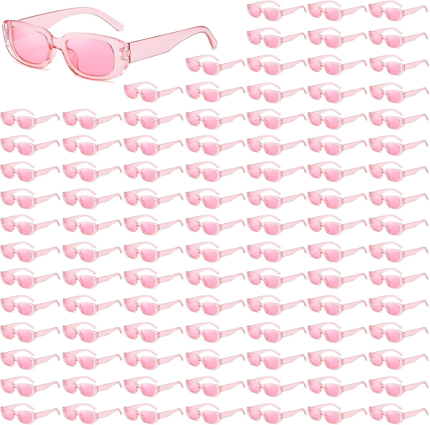 Солнцезащитные очки прямоугольной формы, оптовая упаковка 50/100 штук, для взрослых, ретро, недорогие, в стиле 90-х, Y2K, маленькие очки, защита UV400 QYVEWY, 100pink
Солнцезащитные очки прямоугольной формы, оптовая упаковка 50/100 штук, для взрослых, ретро, недорогие, в стиле 90-х, Y2K, маленькие очки, защита UV400 QYVEWY, 100pink