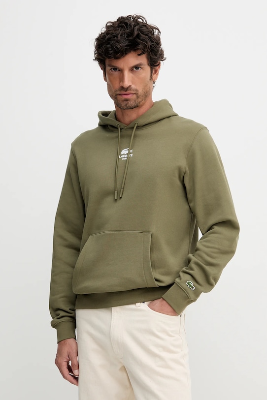 Хлопковая толстовка Lacoste, зеленый
Хлопковая толстовка Lacoste, зеленый