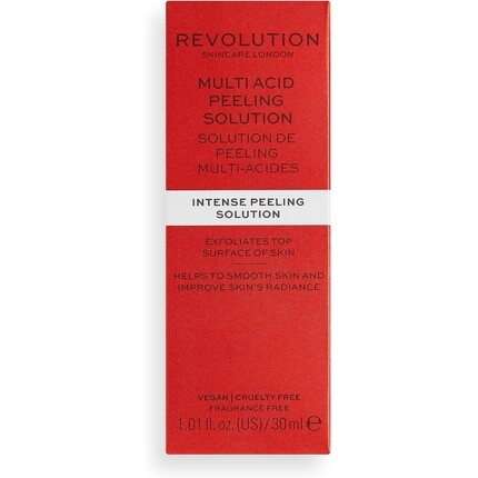 Revolution Skincare London Мультикислотный отшелушивающий раствор 30 мл, Revolution Beauty
Revolution Skincare London Мультикислотный отшелушивающий раствор 30 мл, Revolution Beauty